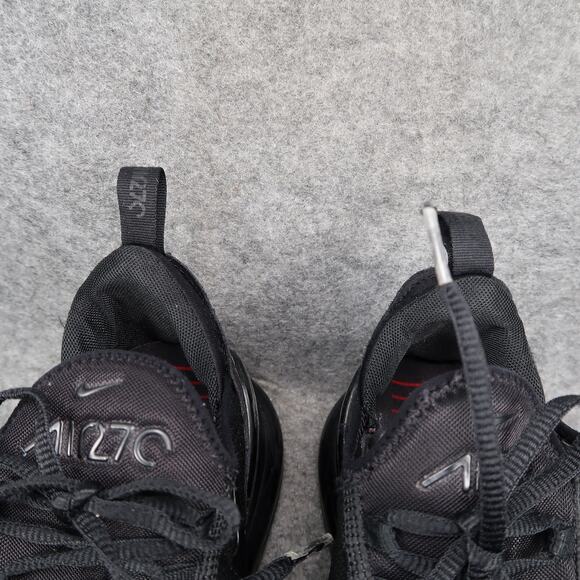 Nike Shoes Mens 10.5 Air Max 270 Sneakers Athletic Running Trainer Black Casual - Picture 3 of 13
